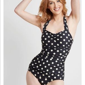 NWT ModCloth bathing beauty one piece swimsuit